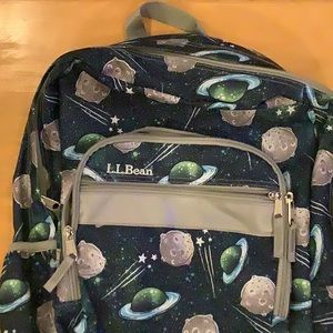 LL Bean solar system backpack. 15x 18 inches. Like new